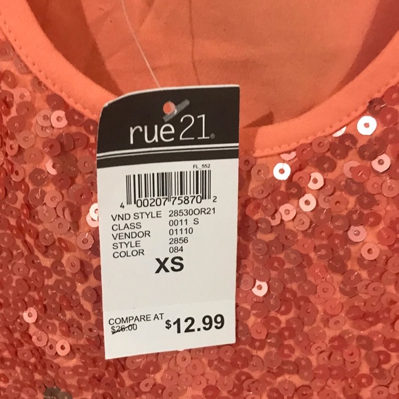 Women’s size XS sequin shirt - Picture 3 of 3